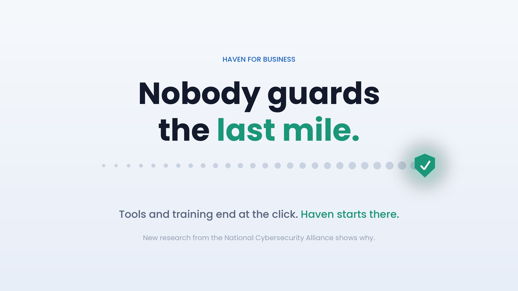 Small Businesses Don't Have a Cybersecurity Awareness Problem. They Have a Last-Mile Problem.