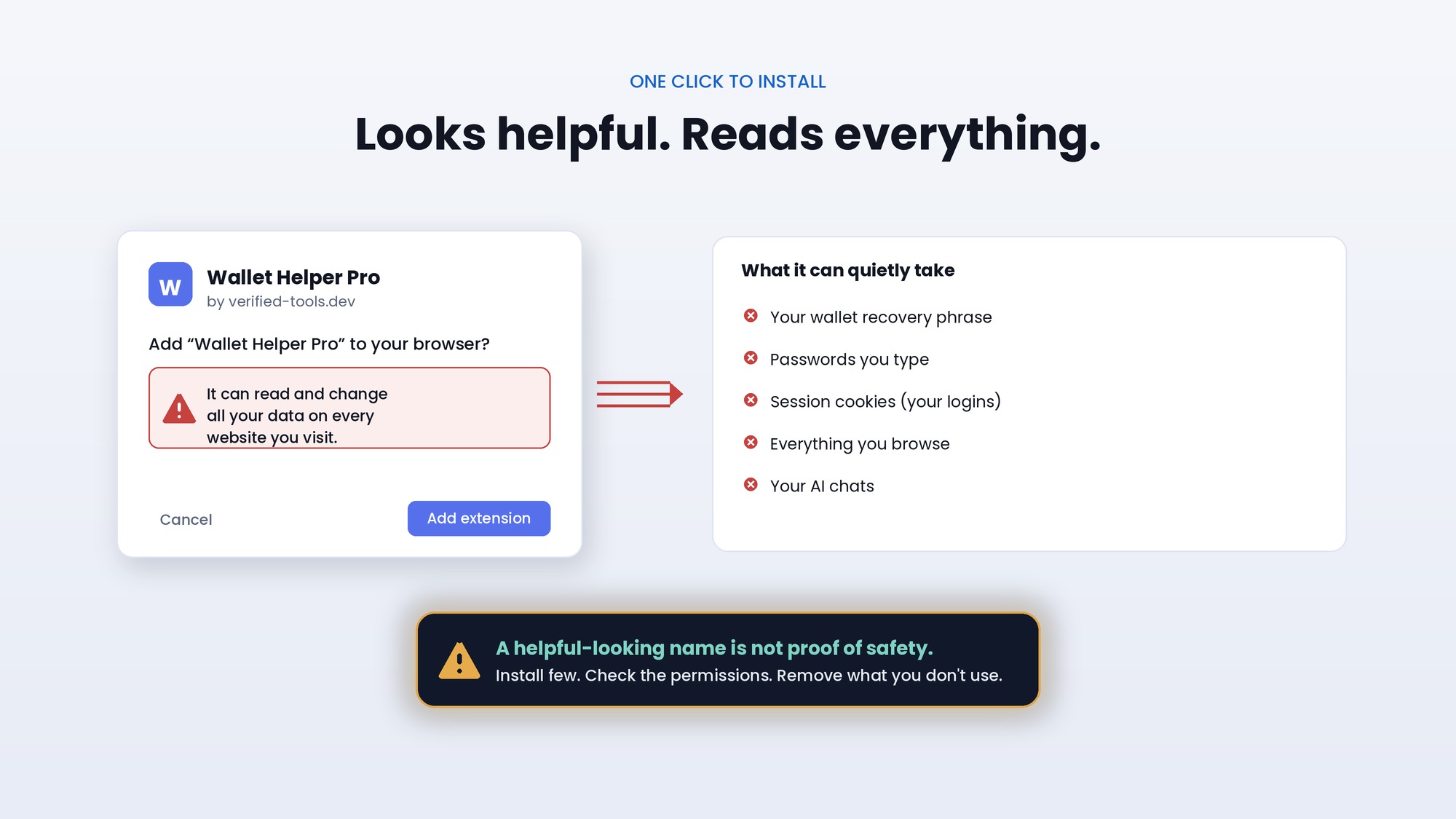 What a Bad Browser Extension Can Actually Do